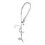 Pre-Rinse, Single Hole Base, Overhead Spring, Add-On Faucet, 12" Nozzle, Wall Bracket (Polished Chrome), B-2338
