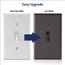 3-Way Toggle Slide Universal Dimmer - Brown