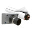 PRO-SYSTEM KIT - Gray Titan Outlet and White 6ft E-Flex Guard for 5/8", 3/4" or 7/8" Tubing w/ 1/2" Wall Insulation (for Siding)