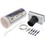 PRO-SYSTEM KIT - White Titan Outlet and White 6ft E-Flex Guard for 5/8", 3/4" or 7/8" Tubing w/ 3/4" Wall Insulation (for Siding)
