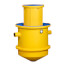 Trapzilla Solids Separator, 4" Inlet/Outlet, 18" Extension Collar, 70 Gallon Solids Capacity (150 GPM)