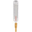 8" TSW Scale Type Hot Water Thermometer, Straight Connection, Lead Free (40°F to 280°F & 5°C to 135°C)