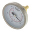 2-1/2" TSW Dial Type Hot Water Thermometer w/ 3/4" Sweatwell, 30°F -250°F & 0°C -120°C