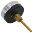 3" TTD Back Mount Dual Scale Tridicator (0-250 PSI and 70°F-320°F)
