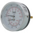 3" TTD Back Mount Dual Scale Tridicator (0-250 PSI and 70°F-320°F)