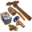 1" x 10" MPT Union Brass Tank Tee Package, 30-50 PSI (Lead Free)