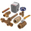1" x 10" MPT Union Brass Tank Tee Package, 30-50 PSI (Lead Free)