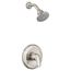 Colony PRO 1.75 gpm/6.6 L/min Shower Trim Kit w/ Water-Saving Showerhead, Double Ceramic Pressure Balance Cartridge w/ Lever Handle (Brushed Nickel)