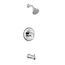 Colony PRO 1.75 gpm/6.6 L/min Tub and Shower Trim Kit w/ Water-Saving Showerhead, Double Ceramic Pressure Balance Cartridge w/ Lever Handle (Chrome)