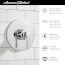 Studio S Valve Only Trim Kit With Double Ceramic Pressure Balance Cartridge w/ Lever Handle (Brushed Nickel)