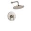 Studio S 1.8 gpm/6.8 L/min Shower Trim Kit w/ Rain Showerhead, Double Ceramic Pressure Balance Cartridge w/ Lever Handle (Matte Black)