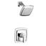Townsend 2.5 gpm/9.5L/min Shower Trim Kit w/ Rain Showerhead, Double Ceramic Pressure Balance Cartridge w/ Lever Handle (Chrome)