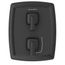 Townsend 2-Handle Integrated Shower Diverter Trim Only (Matte Black)