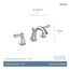 Brantford Two-Handle High Arc Bathroom Faucet - Chrome, TV6620