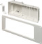 Recessed TV Box for Power and Low Voltage (White)