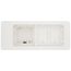 Recessed TV Box for Power and Low Voltage (White)