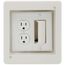 2-Gang Recessed TV Box Kit for Power and Low Voltage
