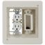 2-Gang Recessed TV Box Kit for Power and Low Voltage