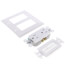 2-Gang Recessed TV Box for Power and Low Voltage Kit