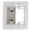 2-Gang Recessed TV Box for Power and Low Voltage Kit