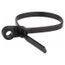 7.8" Long, Black, Nylon, Mountable Cable Ties (Pack of 1000), TY35MX