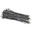 7" Long, Black, Nylon, Standard Cable Ties (Pack of 100), TY52315MX