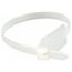7.1" Long, Natural, Nylon, Identification Flag Marker Cable Ties (Pack of 100), TY546M