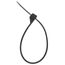 4" Nylon Cable Tie, 18 lbs. Tensile - Pack of 1,000 (UV Black)