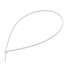 14" Nylon Cable Tie w/ Stainless Steel Lock, 18 lbs. Tensile - Pack of 100 (Natural)
