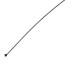 14" Nylon Cable Tie w/ Stainless Steel Lock, 18 lbs. Tensile - Pack of 100 (UV Black)