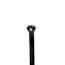 14-1/2" Nylon Cable Tie w/ Stainless Steel Lock, 29 lbs. Tensile - Pack of 100 (UV Black)