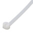 9" Nylon Cable Tie w/ Stainless Steel Lock, 120 lbs. Tensile - Pack of 50 (Natural)