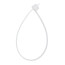 9" Nylon Cable Tie w/ Stainless Steel Lock, 120 lbs. Tensile - Pack of 50 (Natural)