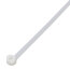 18" Nylon Cable Tie w/ Stainless Steel Lock, 120 lbs. Tensile - Pack of 50 (Natural)