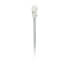 4" Nylon Integrated Hole Mounting Cable Tie w/ #4 Screw for Mounting, 18 lbs. Tensile - Pack of 100 (Natural)