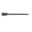 4" Nylon Integrated Hole Mounting Cable Tie w/ #4 Screw for Mounting, 18 lbs. Tensile - Pack of 100 (Black)