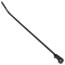 6" Nylon Integrated Hole Mounting Cable Tie w/ #8 Screw for Mounting, 40 lbs. Tensile - Pack of 100 (Black)