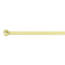 7" Olive Polyamide Extra High Temperature Cable Tie, 50 lbs. Tensile - Pack of 1,000 (Natural)