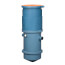 Trapzilla Grease Interceptor, 3" Inlet/Outlet, 29" Extension Collar, 167 lbs Grease Capacity (35 GPM)