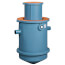 Trapzilla Grease Interceptor, 4" Inlet/Outlet, 18" Extension Collar, 635 lbs Capacity (75 GPM)