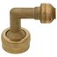 1/4" SharkBite x 3/4" Garden Hose Nut 90-Degree Elbow (Lead Free), U2276LFA