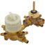 M-core Transfer Valve 1/2" Crimp Ring PEX w/ Pressure Balancing Stops Volume Control (2 Or 3 Independent), U232XS
