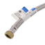3/4" Sharkbite Ball Valve x 3/4" FIP Flexible Water Heater Connector, Lead Free (18" Length)