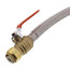3/4" Sharkbite Ball Valve x 3/4" FIP Flexible Water Heater Connector, Lead Free (18" Length)