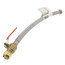 3/4" Sharkbite Ball Valve x 3/4" FIP Flexible Water Heater Connector, Lead Free (18" Length)