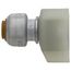 1/4" (3/8" OD) SharkBite x 1/2" Faucet Reducing Connector (Lead Free), U3525LFA