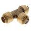 3/8" Push Fit Tee (Lead Free)