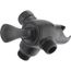 3-Way Shower Arm Diverter w/ Hand Shower Mount (Venetian Bronze), U4920-RB-PK