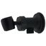 Adjustable Wall Mount Elbow (Matte Black), U4985-BL-PK
