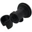 Adjustable Wall Mount Elbow (Matte Black), U4985-BL-PK